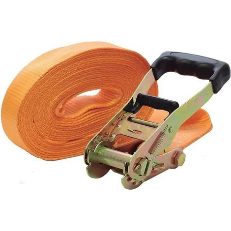 Murtra Tensor de Cinta con Carraca Naranja 9m x 50mm