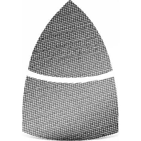 MENZER Net Klett-Schleifgitter, 93 / 62 x 102 mm, f. Deltaschleifer, Siliciumcarbid (25 Stk.) K60