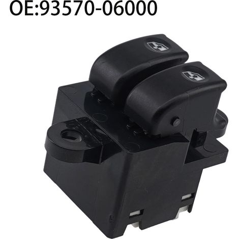 93570-06000 is a window regulator switch for Hyundai ATOS vehicles manufactured between 1998 and 2002.--DTEKGAZ (1/4)