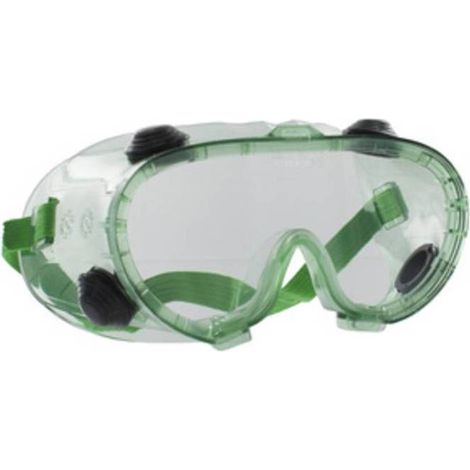 10 x OCCHIALI DI PROTEZIONE PVC POLICARB C/AERAZIONE