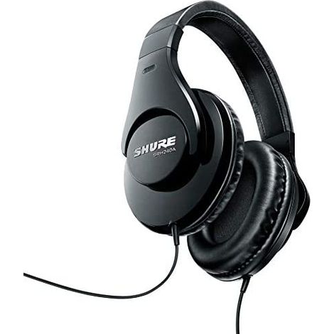 Shure SRH240A Cuffie Cablato A Padiglione MUSICA Nero (1/5)