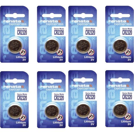 .8 piles Renata CR2320.