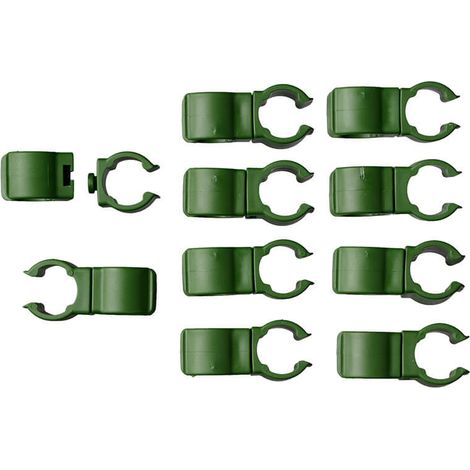 10 connecteurs orientables pour tuteur acier Ø16 mm (1/2)