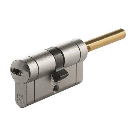 CILINDRO SAGOMATO CHAMPIONS PR HAND POMOLO MOTTURA  CROMO SATINATO CHIAVI 5+1 MM 67 31+36