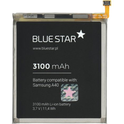 Bluestar Akku Ersatz kompatibel mit SAMSUNG GALAXY A40 (A405F) 3100mAh Li-lon Austausch Batterie Accu EB-BA405ABE (1/4)