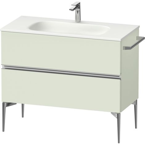 Duravit Sivida Waschtischunterbau, 2 Schubkästen, Griffleiste (1/4)
