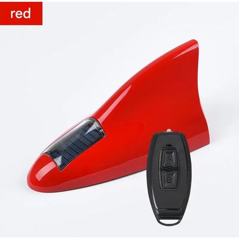 Antenne solaire magnétique pour voiture, feux LED pour camion, feux clignotants colorés, ailerons de requin, adaptés aux voitures et aux camions (1/5)