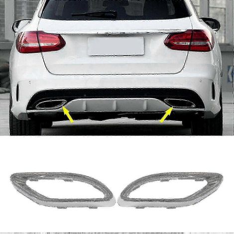 Embellecedor del escape trasero para Mercedes Clase A W177, Clase C W205, Clase E OEM 2058852221 hwy