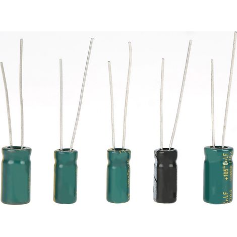 100-teiliges DIY-Sortiment hochwertiger Audiokondensatoren, 10 Werte, 10 V–63 V, 10 µF–470 µF (1/5)