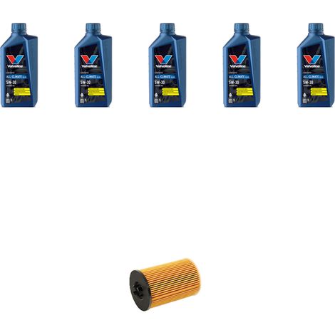 Kit filtro olio e 5L compatibile con Audi Q3 (8UB,8UG) 2.0 tdi 88kw dal 2015 (1/5)