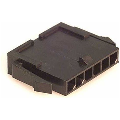 Connecteur Micro Fit femelle 6 Voies avec rabat pour panneau de fixation