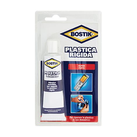 Colla per Plastica Rigida Bostik super forte Trasparente e resistente all’acqua (1/6)