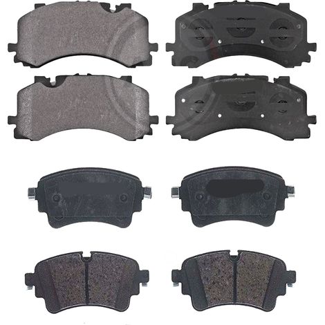 KIT PASTIGLIE FRENO ANTERIORI E POSTERIORI compatibile con VOLVO S80 II (124) / PASTIGLIE FRENANTI AUTO OEM P 24 076  P 24 077,P 24 078  P 86 021  P 44 017 / SOSTITUZIONE DIRETTA / BASSA POLVERE / SIL