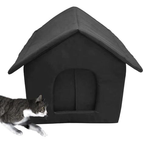 Abri pour Chats Errants Maison Chaude pour Chaton Tente Imperméable (1/5)