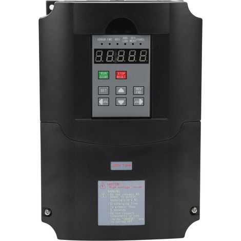 Convertisseur de fréquence, entrée monophasée AC180-250V, sortie triphasée 220V, fournitures A2-8075 (1/5)