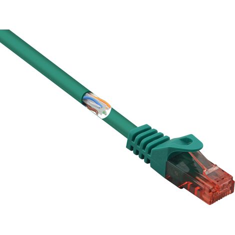 Renkforce RF-5245792 RJ45 Patchkabel CAT 6 U/UTP 2.00 m Grün Halogenfrei 1 St. (1/4)