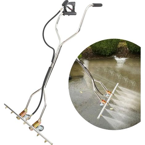 Balai à eau, en acier inoxydable, design à 7 trous, plage de pression de 1500 à 5000 PSI, angle de buse de 65°, accessoires d'installation inclus (1/5)