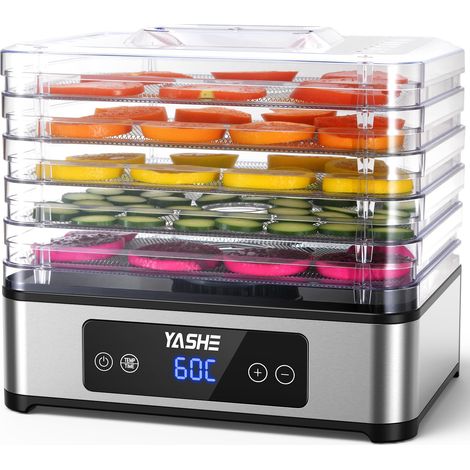 Déshydrateur YASHE FD-1019 5 grilles inox, 400 W, 35–70 °C