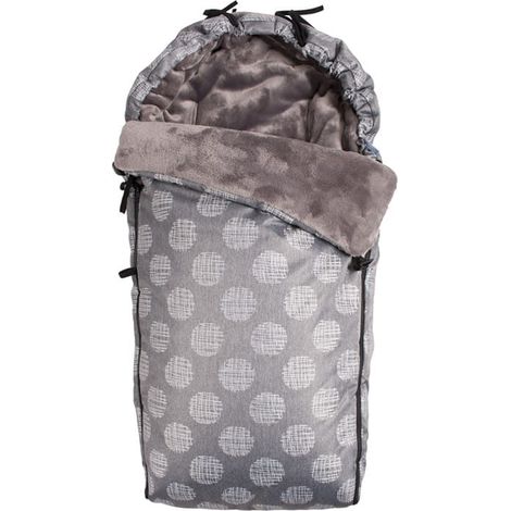Isolierter Schlafsack für Cocoon Kinderwagen 100cm Grau (1/2)