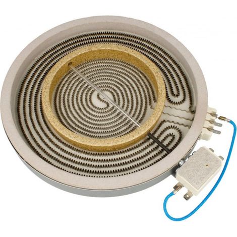 Placa vitroceramica 2200/750W 120/230 mm. Doble (1/3)
