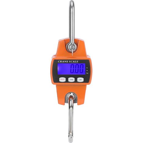 Pèse-charge industriel 300 kg, crochet numérique LCD électronique, balance suspendue pour bagages lourds, grande capacité, précision élevée. (1/5)