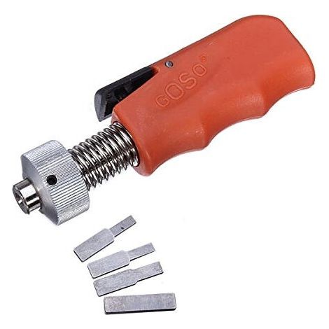 1 x Outil de serrurier avec poignée droite et fonction inversée, lot de 1 unité, pour une utilisation pratique en entretien, réparation et bricolage.-AquaForge (1/5)