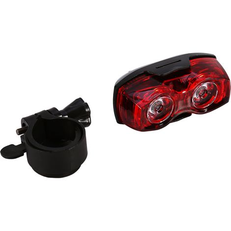 Lampe arrière vélo LED clignotante, sécurité haute visibilité pour bicyclette, feu stop puissant et durable. (1/5)