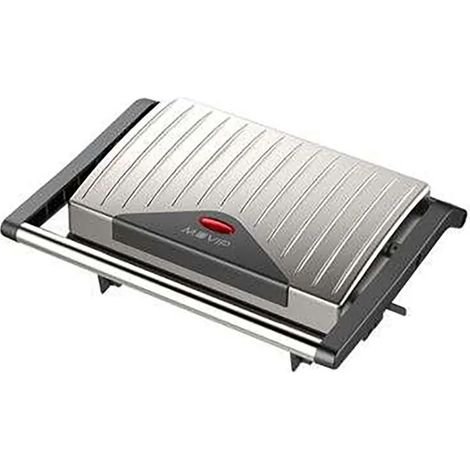 Muvip Sandwich-Grill Inox 750W mit Antihaftplatten