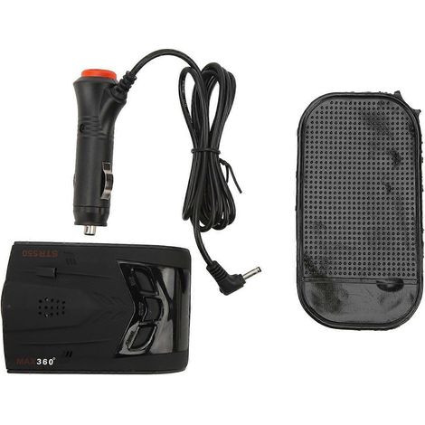 Détecteur de radar pour voiture, détection à 360 degrés, instructions vocales, réponse rapide, testeur de vitesse 16 bandes (1/4)