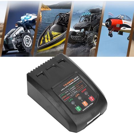 Chargeur d'équilibrage haute tension pour batteries lithium 2S, 3S et 4S pour modèles réduits d'avions et de voitures, puissance élevée 25W, compatible avec les batteries lithium-ion/lithium fer/nicke (1/5)