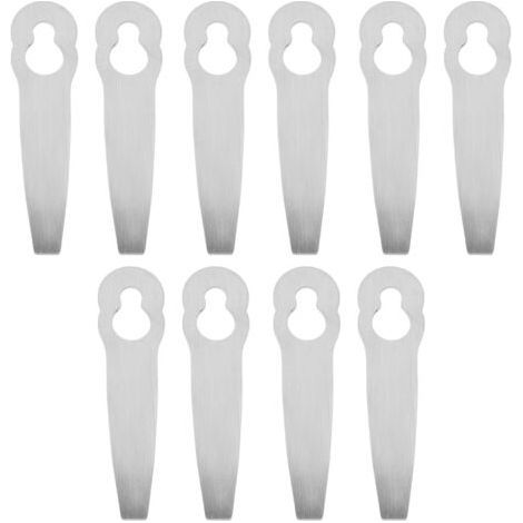 10PCS Set of Metal Cutting Blades for PolyCut 2-2 Brush Cutter Replacement Accessory for Lawn Mower - (1/5)