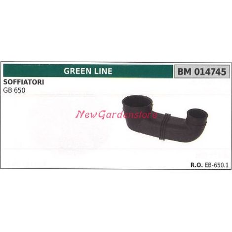 Curva gomma soffiatore GB 650 GREENLINE 014745