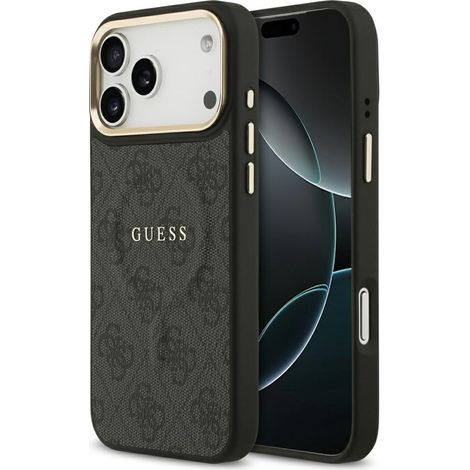 Funda Guess 4G PU Classic Logo MagSafe para iPhone 17 Pro Max - negra (1/5)