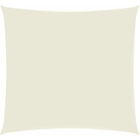 Maison Exclusive - Toldo de vela cuadrado tela Oxford color crema (1/5)