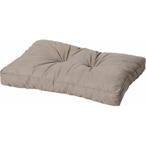 Paletten-Rückenkissen Basic, taupe 50% Baumwolle / 50% Polyester