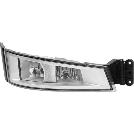FENDINEBBIA DESTRO BASE CROMATA CORNICE NERA CON LUCE SUPPLEMENTARE SENZA LAMPADINA (H7-H1) - VOLVO - FH4 - 82140744 - 84186281 (1/5)