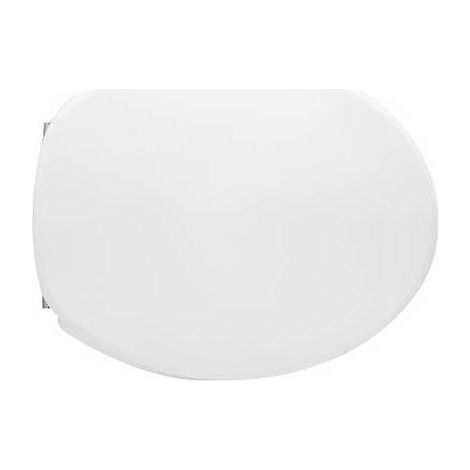 SIÈGE DE WC POUR ALTHEA VASO FLO' FORMA 1 Dimensions : Blanc - Charnières à anneaux
