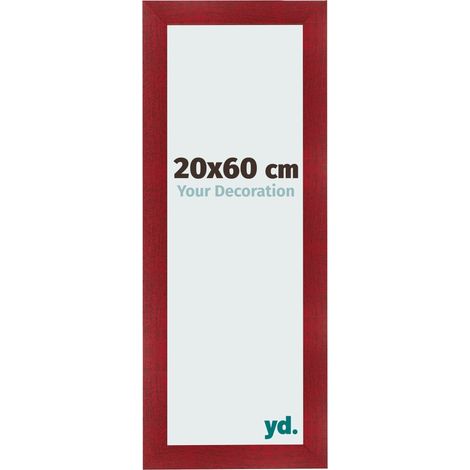 yd. - Cadre photo 20x60 - Vin Rouge Patine - MDF - Pisa (1/5)
