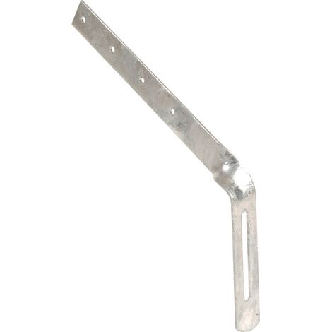 Hampe galvanisée chantournée pour fixation de gouttière - NICOLL - HCH25
