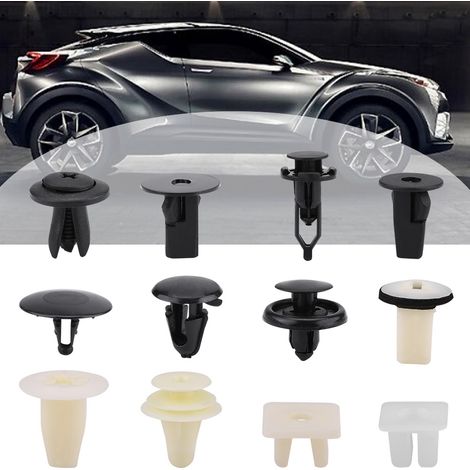 146pcs 12 Tailles Agrafe de Pare-chocs Portière Voiture Rivet Pince Panneau Retenue pour Toyota (1/5)