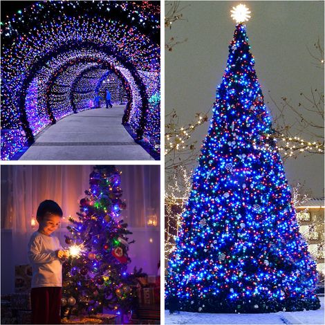 Randaco 20M 200LED 8-modo IP44 de luz de Navidad festón al aire libre jardín interior decoración para Navidad cumpleaños boda sala de estar de color (1/5)