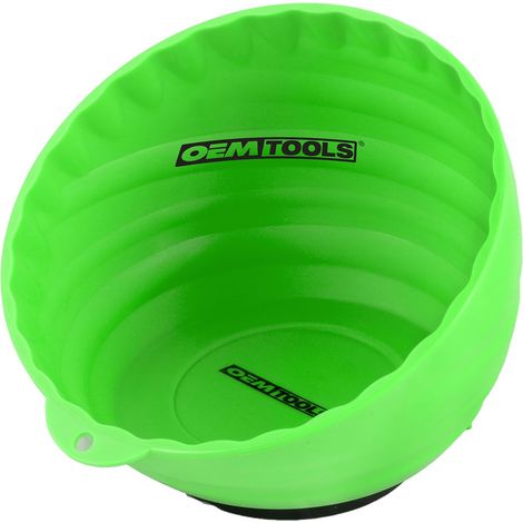 Coupe à écrou magnétique, bols magnétiques pour maintenir les écrous et les boulons, diamètre de tasse de 15,2 cm, aimant enduit adhère à toutes les surfaces de travail en métaux (1/5)