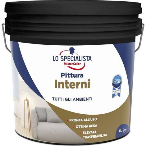 Pittura per interni bianca Lo Specialista 4 litri (1/3)