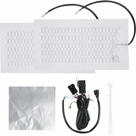 Riscaldatore per sedile auto 12V, 2 velocità, per sedile singolo (1/5)