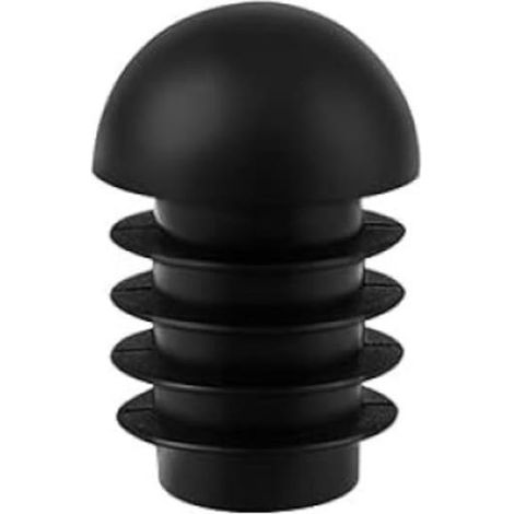 Lot de 50 protège-pieds de chaise, en plastique, 19 mm, noirs (1/5)