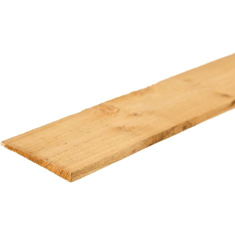 22mm x 150mm Green Treated Feather Edge Fence Board 1800mm