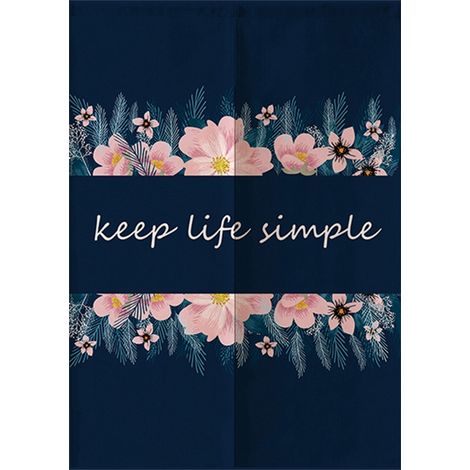 Noren - Rideau De Porte Demi-Hauteur 85x120 Cm - Décor Japonais Pour Chambre Cuisine Et Commerces - 1 Pièce (1/5)