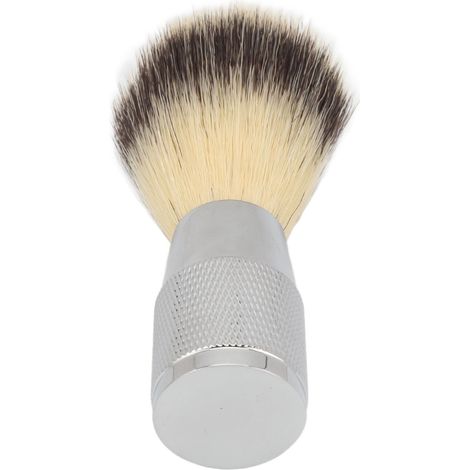 Brosse à raser ergonomique en fibres synthétiques, pour une mousse onctueuse - Parfaite pour usage domestique, professionnel et déplacements (1/5)