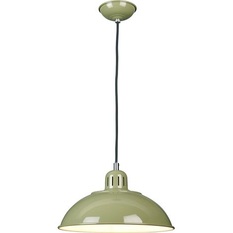 Elstead Franklin - Suspension de plafond à 1 ampoule verte, E27 (1/4)