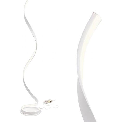 Piantana moderna redo group torsion 01 4366 led dimmerabile